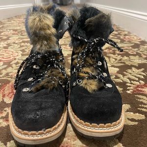 Sam Edelman feather boots